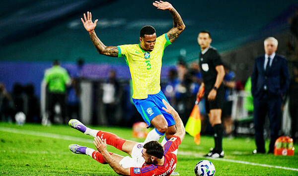 Анчелотти не брезговал игроками из рф. Бразилия разгромила Чили Гимараеш, Эстевао, Чили, Пакета, Бразилии