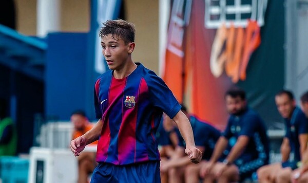 Талантливый украинец забил гол и отдал два ассисты за академию Барселоны Fund, Испании, Reus, Барселоны, Рыбак