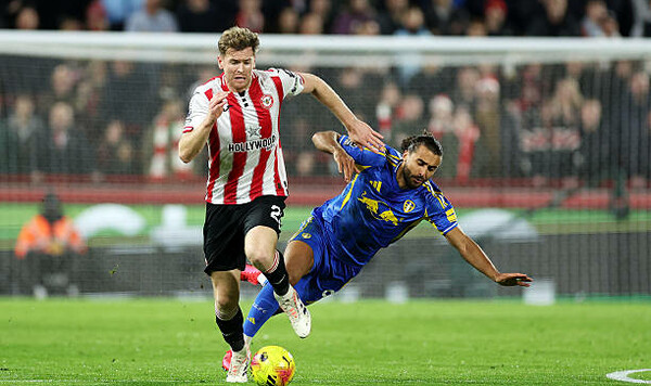 Обменялись голами. Брентфорд с Ярмолюком остался без победы в АПЛ Лидс, Брентфорд, Льюин, Калверт, Ярмолюка